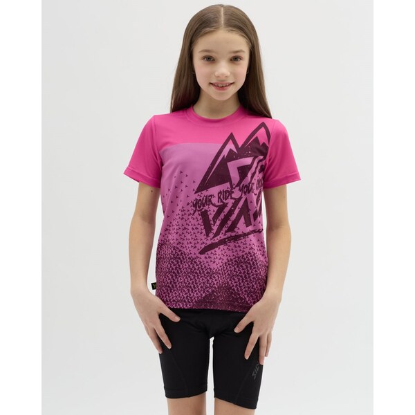 Detský enduro dres Silvini Denni fialová/ružová 63247876