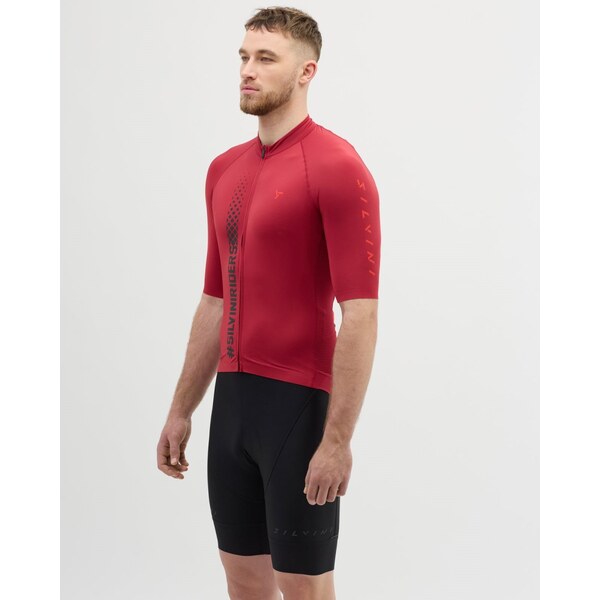 Pánsky cyklistický dres Silvini Mazzano červená 63247881