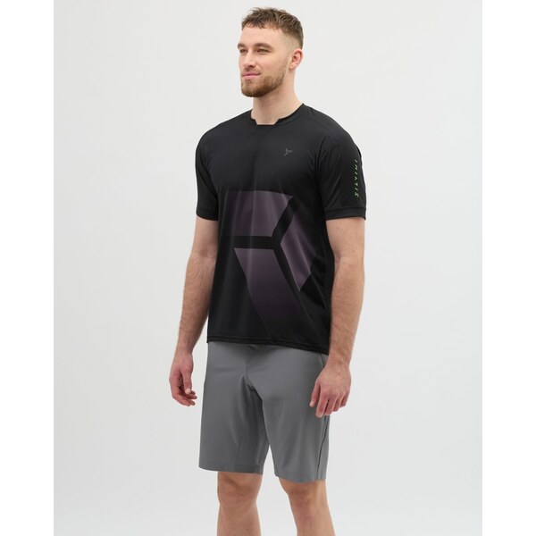 Pánsky MTB dres Silvini Gallo čierna/sivá 63247883