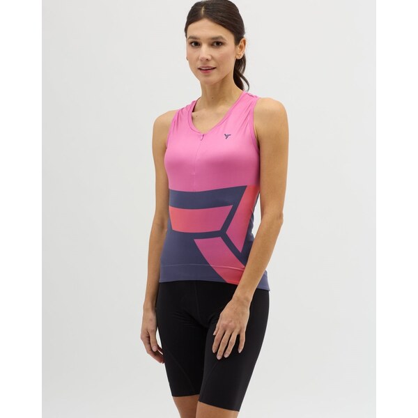 Dámske cyklistické tielko Silvini Escolca svetlo ružová/ružová 63247895