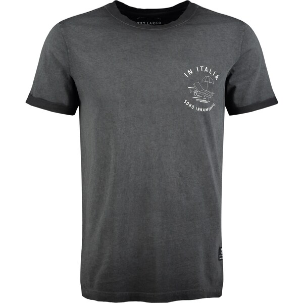 Key Largo Tričko Pazzo antracitová / čierna / biela 62863321