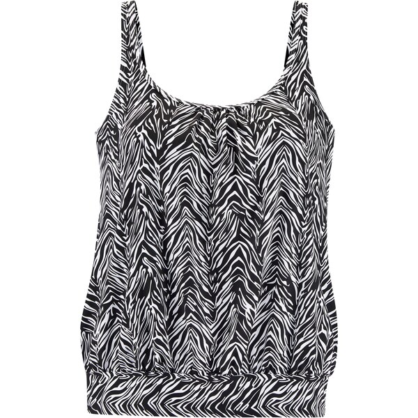 s.Oliver Top čierna / šedobiela 63253852