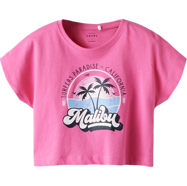 NAME IT Tričko NKFVilma svetlomodrá / tmavoružová / čierna / biela 63254813