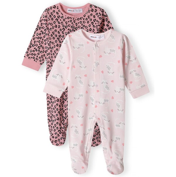 MINOTI Pyžamo telová / rosé / svetloružová / čierna 63253223