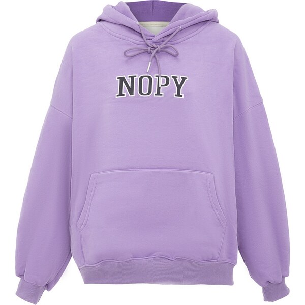 HOMEBASE Mikina fialová / čierna / biela 63253229