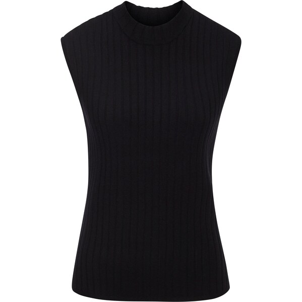 FRENCH CONNECTION Vyšívaný top čierna 63254336