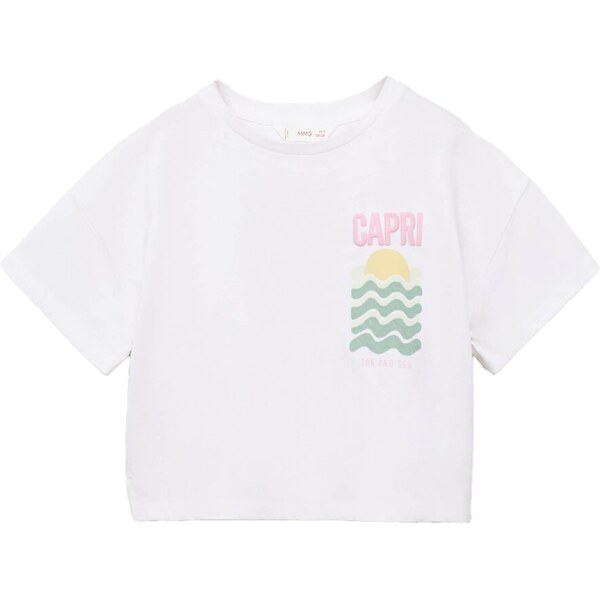 MANGO KIDS Tričko SOL svetložltá / pastelovo zelená / ružová / 63254485