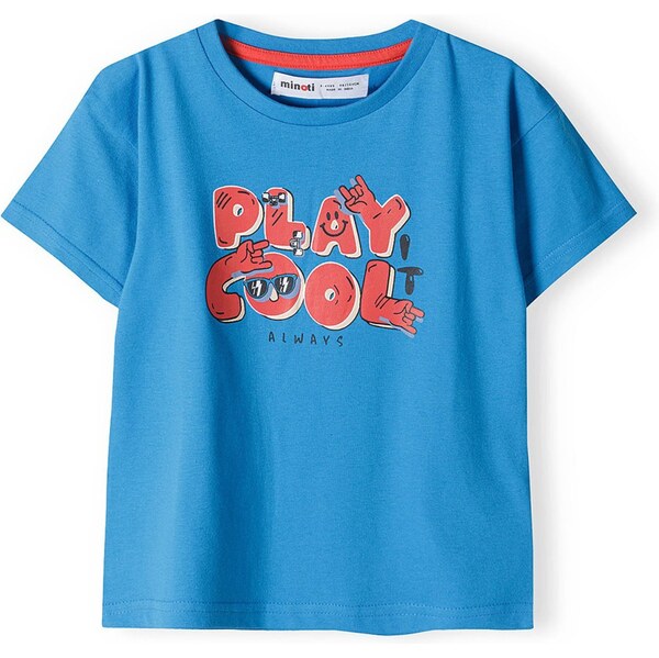 MINOTI Tričko modrá / čerešňová / čierna / biela 63347961