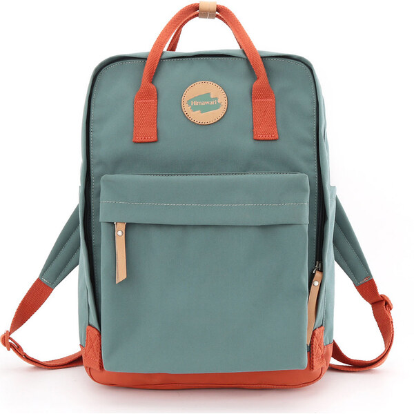 BASIC Himawari Tyrkysovo-tehlový priestranný mestský batoh H1084 63261318