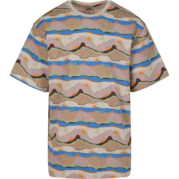 Just Rhyse Tričko Sunrise béžová / modrá / hnedá / oranžová 65873156