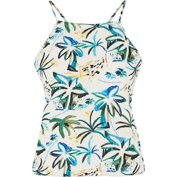 Just Rhyse Top Waikiki azúrová / zelená / oranžová / biela 65873713