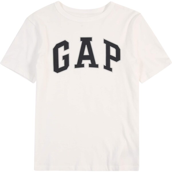 GAP Tričko sivá / čierna / biela ako vlna 62890831