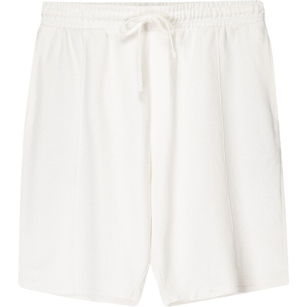 Bershka Nohavice šedobiela 63262718