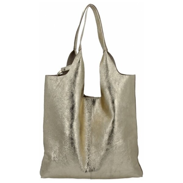 Vittoria Gotti Talianska Kožená Kabelka Shopper Bag s Kozmetickou 165 63265186