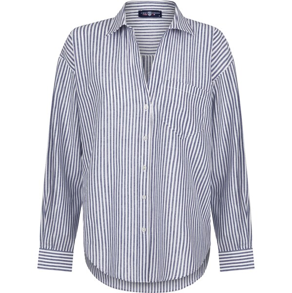 Jimmy Sanders Blúzka námornícka modrá / biela 65905260