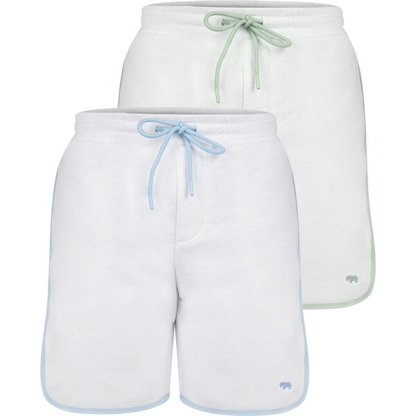 Felix Hardy Nohavice pastelovo modrá / pastelovo zelená / biela 64438003