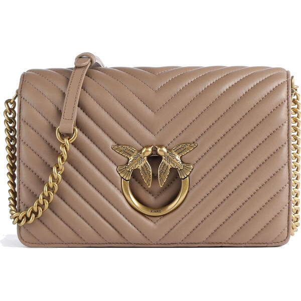 Pinko Dámska kožená crossbody kabelka 100063 A0GK D01Q 66594201