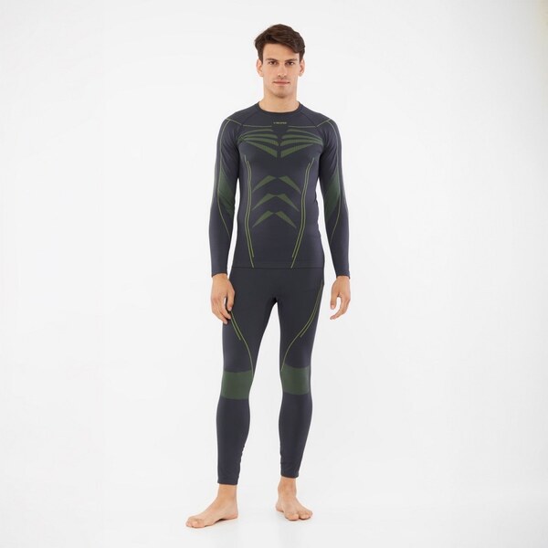 Pánska termobielizeň (set) Viking ROCKET tmavo šedá/limetková 63283962