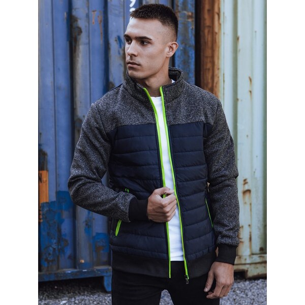 Dstreet Moderná prešívaná bunda modrá 63272188