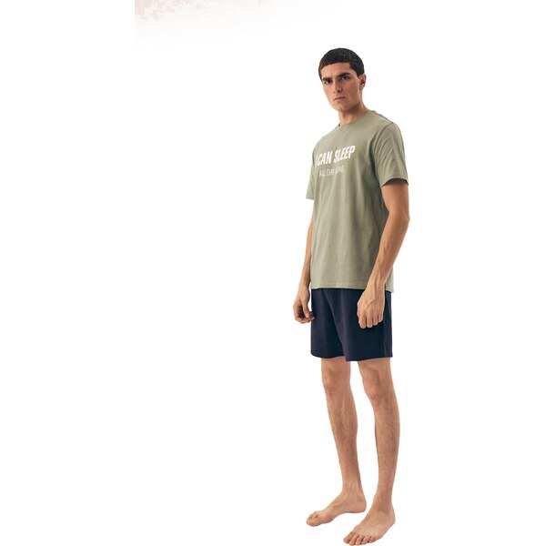 HENDERSON Pánske pyžamo 42614 Sleeper green 63284374