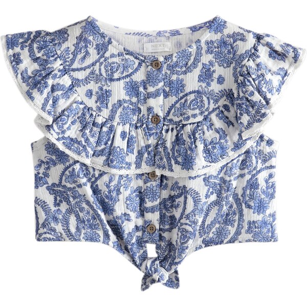 Next Blúzka modrá / biela 63292469