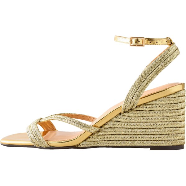 Next Sandále horčicová / zlatá 63292473