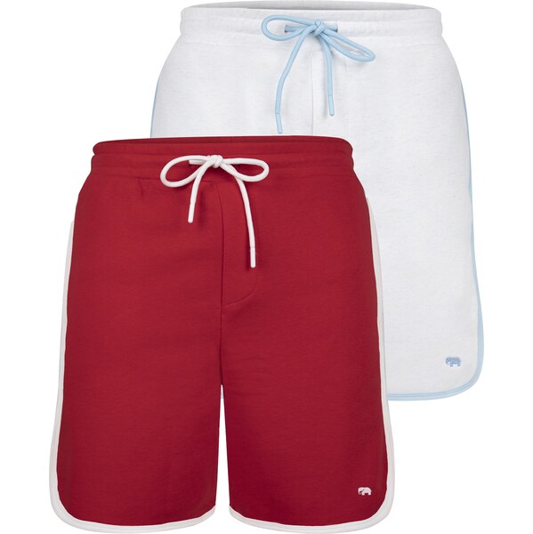 Felix Hardy Nohavice svetlomodrá / tmavočervená / biela 64438004