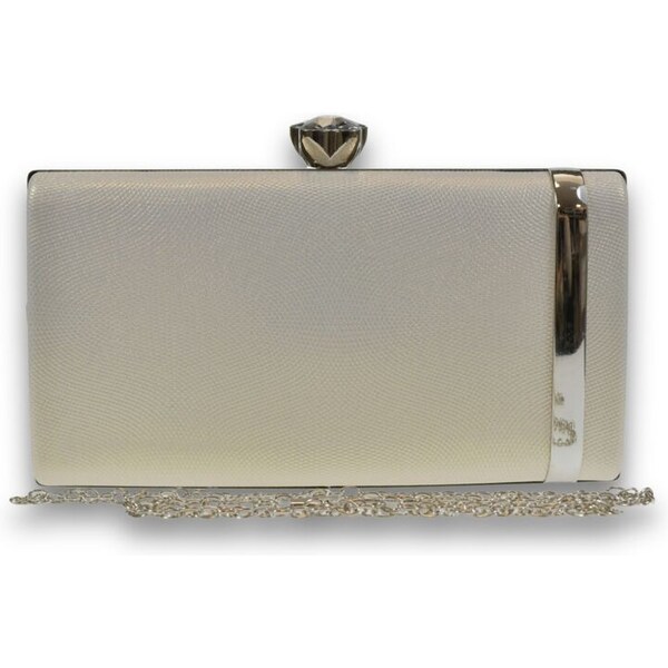 JOHN-C Dámska béžová listová spoločenská kabelka LINA 63296379
