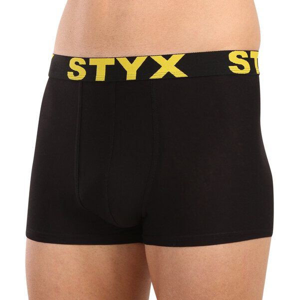 Pánske boxerky Styx športová guma čierne (G6960) 63297204