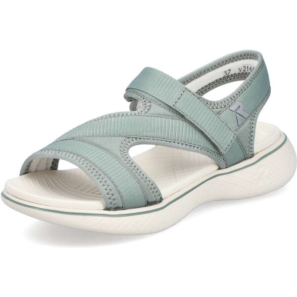 Dámske sandále RIEKER V2166-52 zelená S5 63296948
