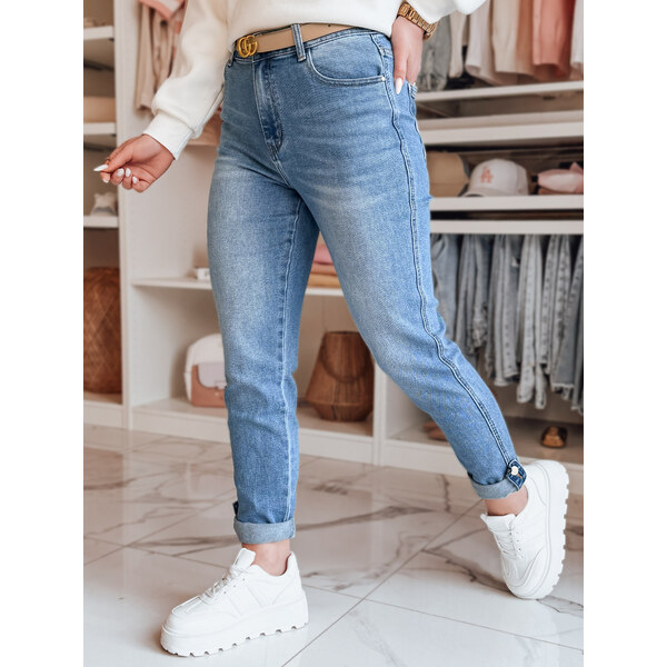 BASIC Modré dámske slim fit rifle SKINMONDO UY2673 63302870