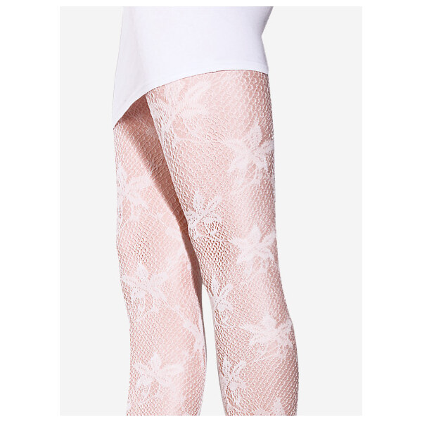 Sieťované pančuchy s veľkými kvetmi PALERMO Lores 63302796