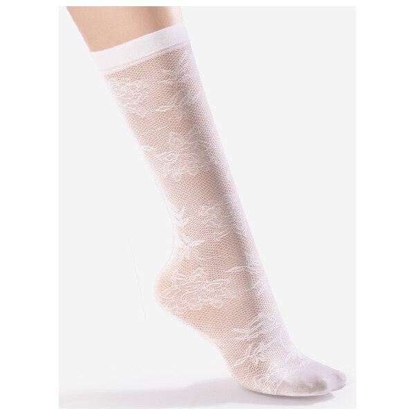 Kvetinové sieťované ponožky GIORGIA Lores 63302797