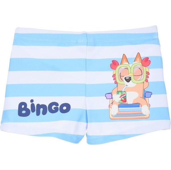 BASIC Pruhované bielo-modré chlapčenské plavky Bluey 65151838