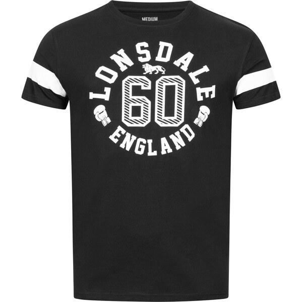 LONSDALE Tričko čierna / biela 63308175