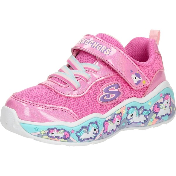 SKECHERS Tenisky Play Scene- Fun Squad modrá / svetlofialová / ružová 63310836