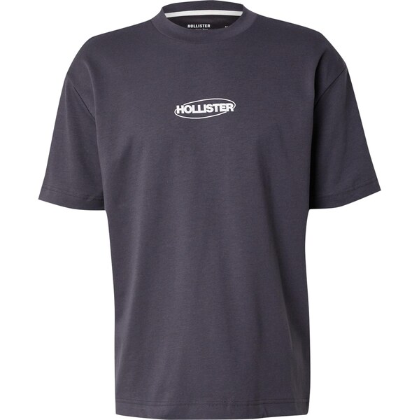 HOLLISTER Tričko čierna / biela 63311233