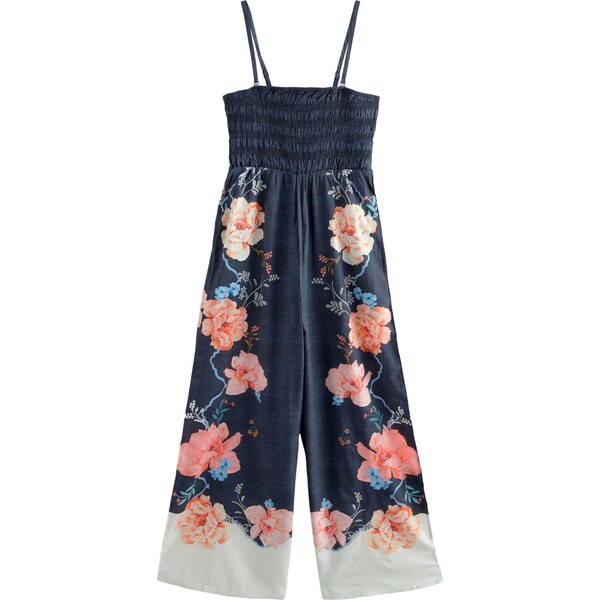 Next Overal námornícka modrá / svetlomodrá / oranžová / staroružová 63310099