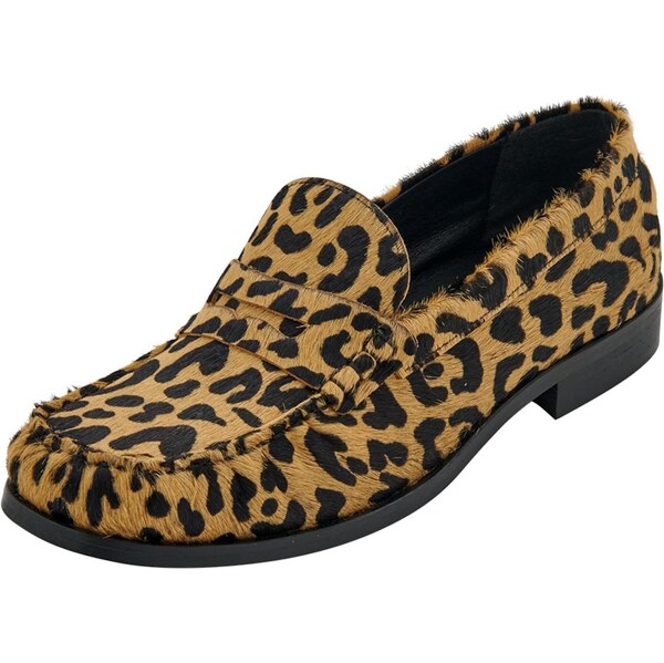 EDITED Papuče Clara hnedá / čierna 63311405