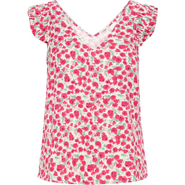 ICHI Top IHAYA zelená / ružová / červená / biela 63310970