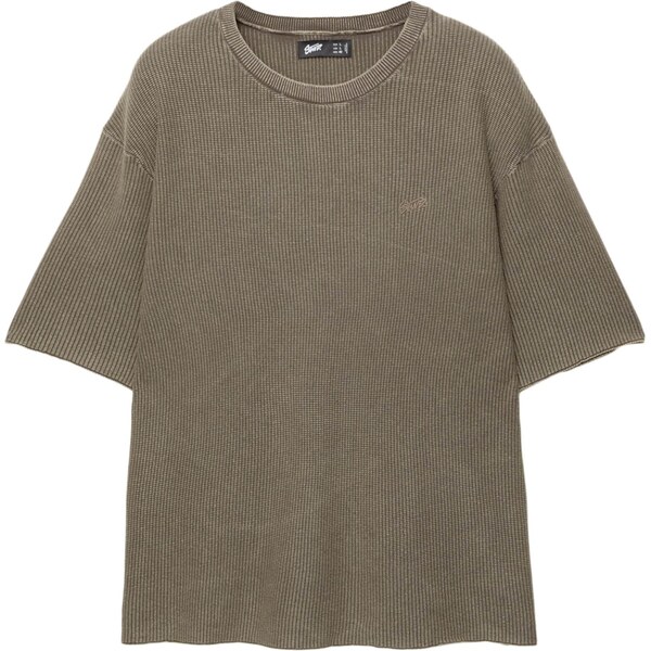 Pull&Bear Sveter kaki 65877608