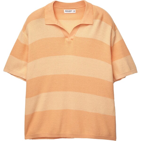 Pull&Bear Tričko oranžová / pastelovo oranžová 64168764