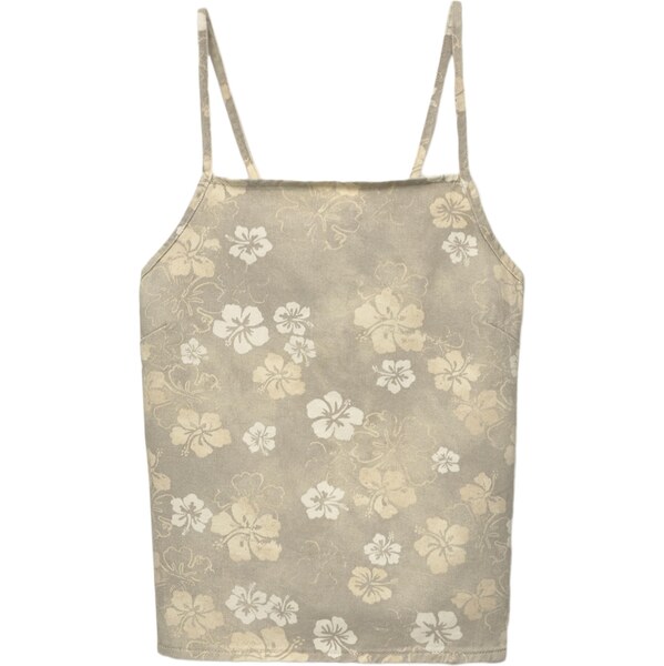 Pull&Bear Top béžová / krémová / kaki 65877586