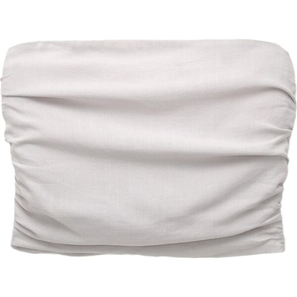 Pull&Bear Top svetlosivá 65877620