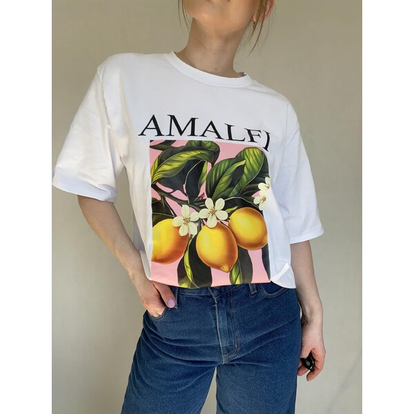 modnenakupy.sk Dámske biele tričko FRISCO 63312882