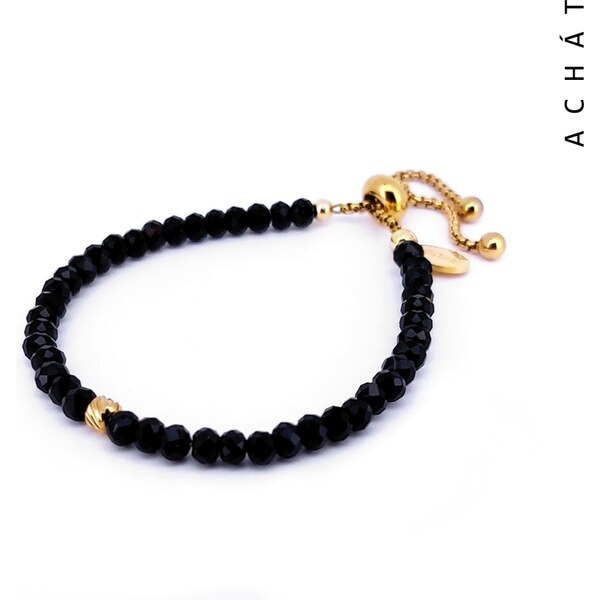 Taboo náramok Astral Aura čierny achát tbaa101 63313204