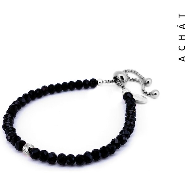 Taboo náramok Astral Aura čierny achát tbaa100 63313203