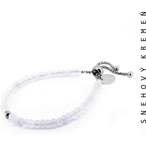 Taboo náramok Astral Aura snehový kremeň tbaa106 63313209