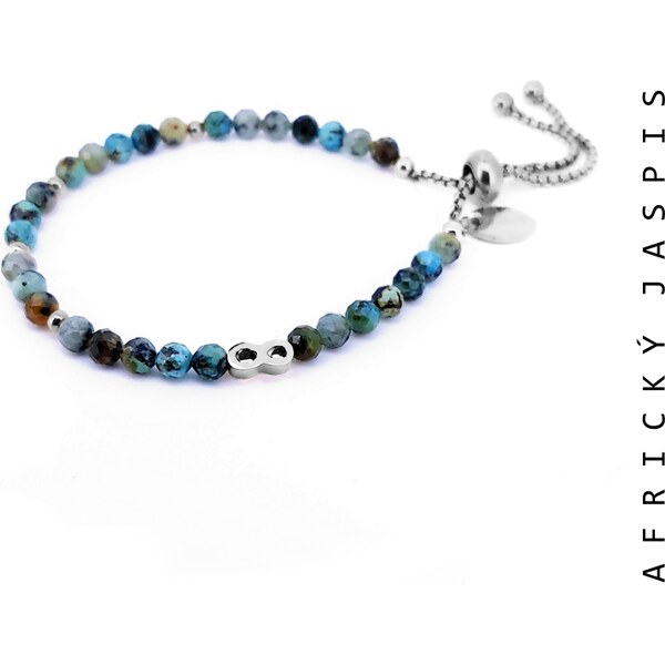 Taboo náramok Symbol, africký jaspis, nekonečno tbs811 63313214