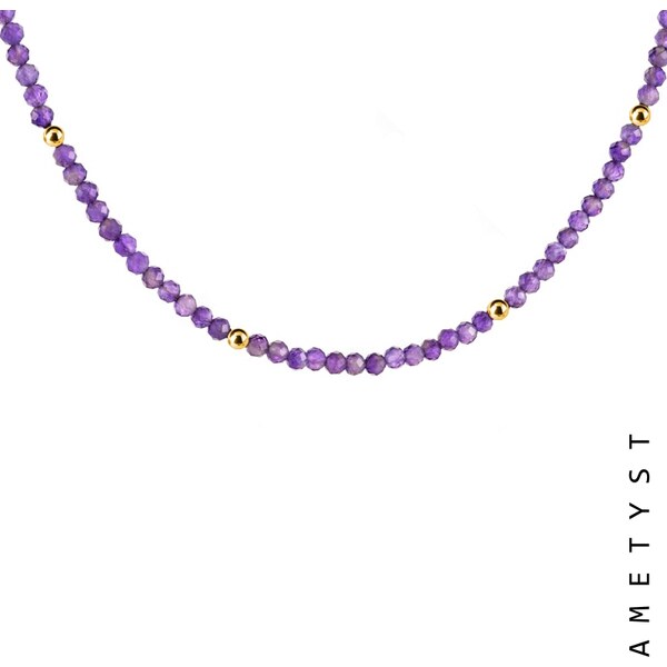 Taboo náhrdelník Astral Aura fazetovaný ametyst tbaa108 63313217